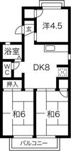 ジュネスマルフク C棟の間取り画像