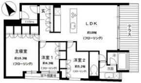 VISCONTI覚王山の間取り画像