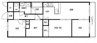 ブランシャトーの間取り画像