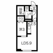 メリディアン国見駅前四番館の間取り画像