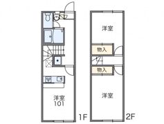 レオパレス峯下Aの間取り画像