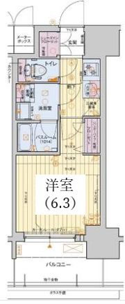 レオンコンフォート神戸山手通の間取り画像
