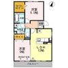 モンクールK＆Mの間取り画像
