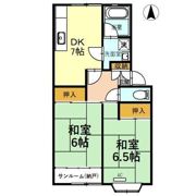 ベルビューKの間取り画像