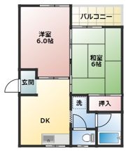 ピボット藤江アパートの間取り画像