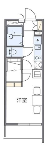 レオパレス東島田の間取り画像