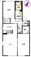 花みずき I棟 Aの間取り画像