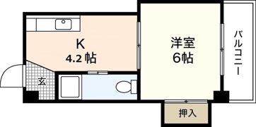 玉井ビルの間取り画像