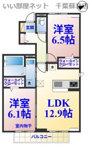 バニュルスⅥの間取り画像