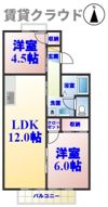 サンモールおゆみ野Bの間取り画像
