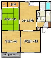 バリュージュ B棟の間取り画像