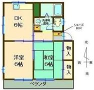 ロイヤルコーポAの間取り画像