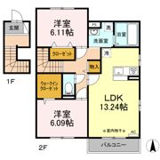 ベルクファーレの間取り画像