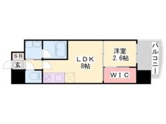 セレニテ神戸元町プリエの間取り画像