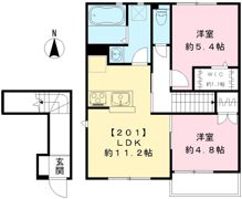 ラーゴヴィレッタC棟の間取り画像