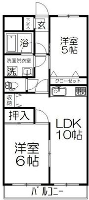 西沢マンションの間取り画像