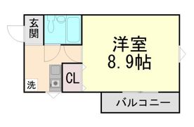 石屋川サンシャインの間取り画像