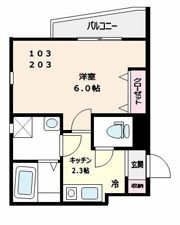ソレイユ本蓮沼の間取り画像