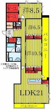 クアトロ フェリーチェの間取り画像