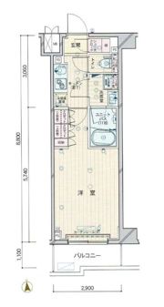 ルーブル西高島平の間取り画像