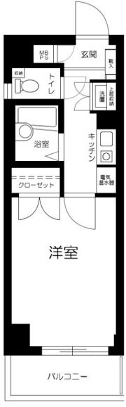 グランヴァン高田馬場の間取り画像