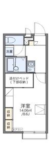 レオパレス湖月の間取り画像