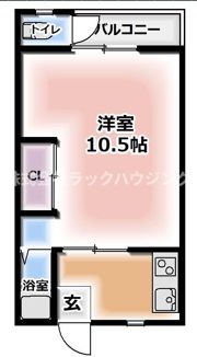 太陽マンションの間取り画像