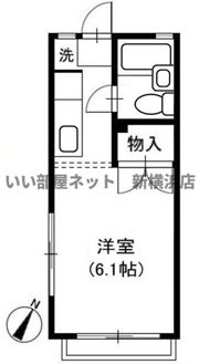 ポルタ大倉山の間取り画像