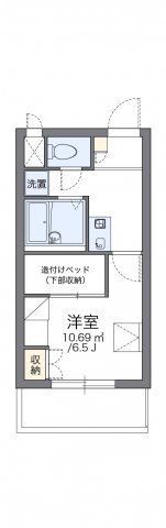 レオパレスヴィルヌーブ川崎Aの間取り画像