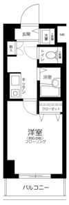 メインステージ白金高輪の間取り画像