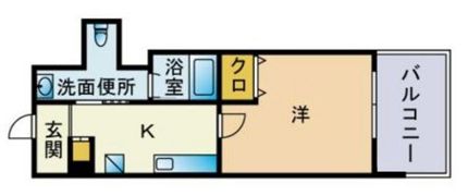 アソシアグロッツォ薬院サウスシーンの間取り画像