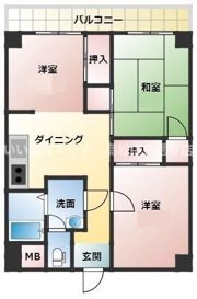 幸町ハイツの間取り画像