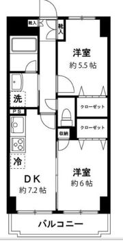 ルミエール大森の間取り画像