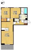 D-ROOM中原東の間取り画像