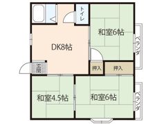 グランデュール土井の間取り画像