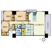 MJR香椎の間取り画像