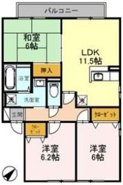 セジュール嘉平 E棟の間取り画像