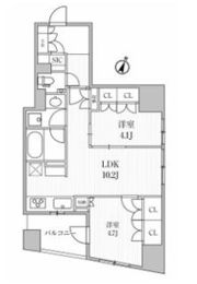 ディームス大手町ノースの間取り画像