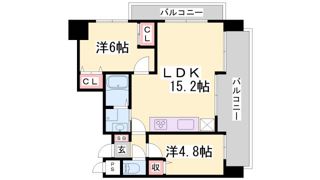 アーバンコート中山手・呉竹の間取り画像