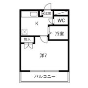 コモードカルム河原町の間取り画像