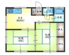ハイツ金子の間取り画像