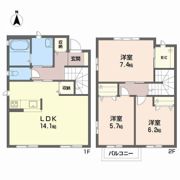 サウス・ヴィエント B棟の間取り画像