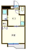 第二大澤コーポの間取り画像