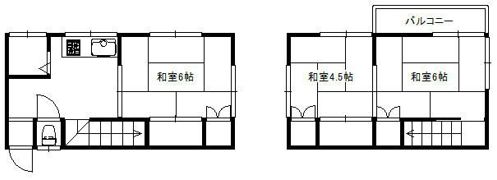 貸戸建住宅 富士見市渡戸1丁目の間取り画像
