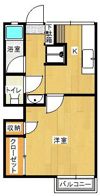 ドミール新須賀 Aの間取り画像