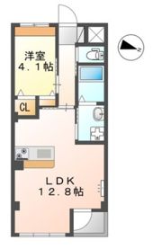 アムール菊陽の間取り画像