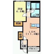 サウスコートの間取り画像