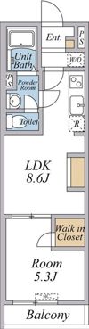 （仮称）リブリ・足立区江北⑤の間取り画像