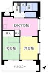シティハイツ三郎丸の間取り画像