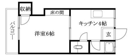 コーポ松末の間取り画像